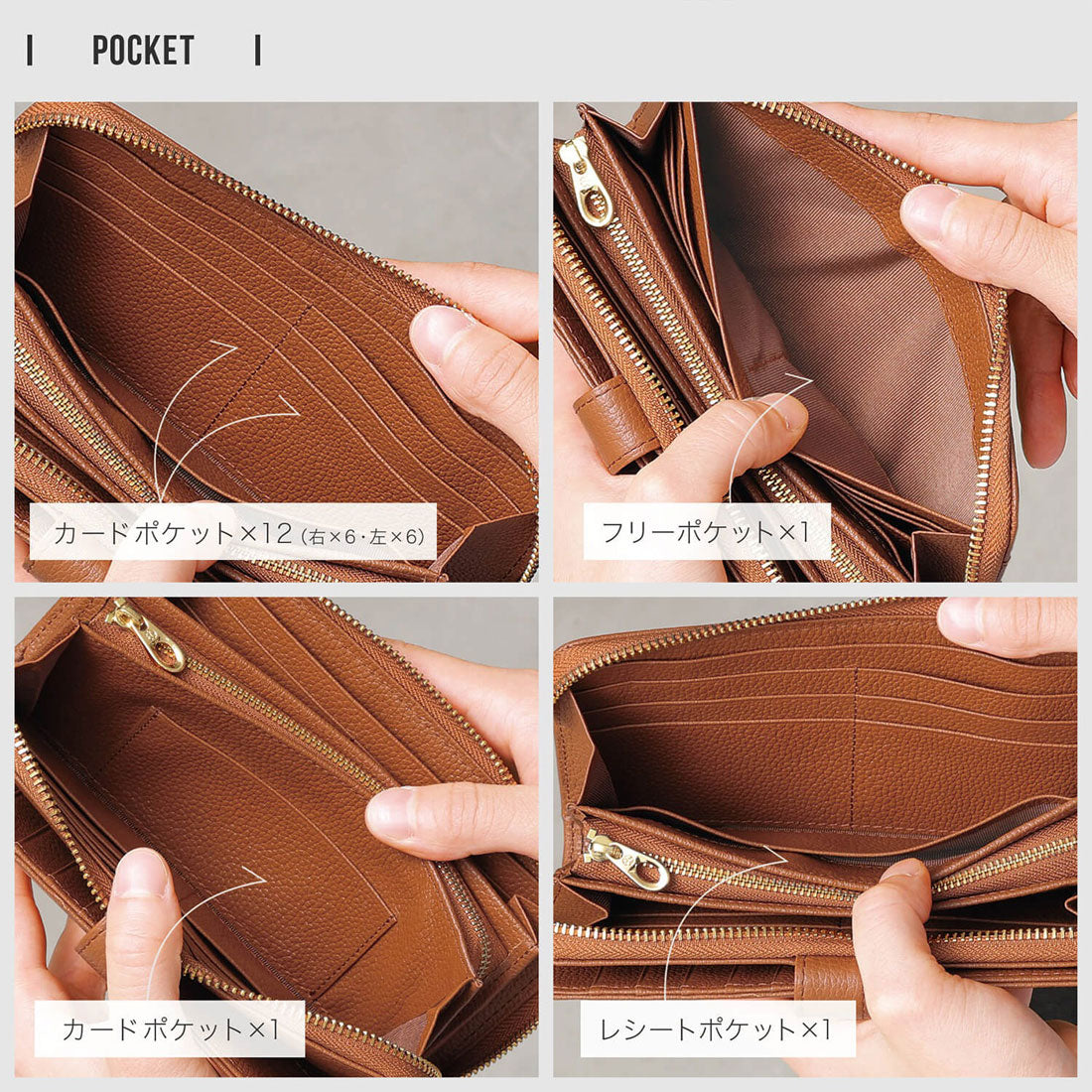 ブルーシンシア BLUE SINCERE 通帳も入る 長財布 メンズ 本革 大容量 カード30枚 RFID スキミングブロック （ダークネイビー） ダークネイビー