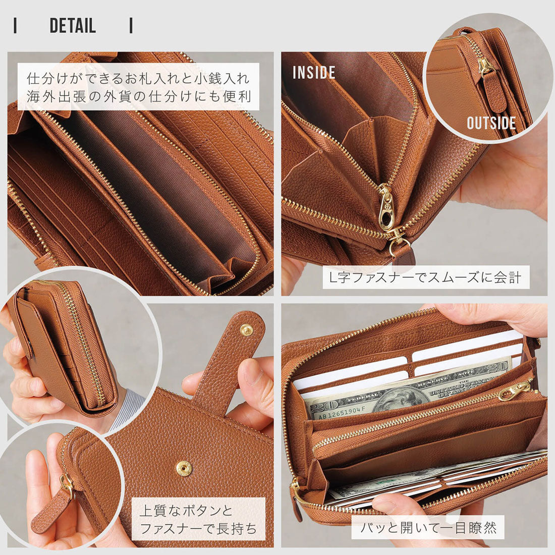 ブルーシンシア BLUE SINCERE 通帳も入る 長財布 メンズ 本革 大容量 カード30枚 RFID スキミングブロック （ダークネイビー） ダークネイビー