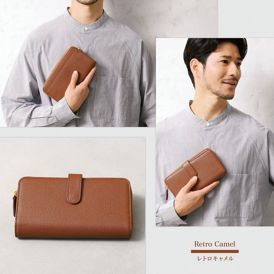 ブルーシンシア BLUE SINCERE 通帳も入る 長財布 メンズ 本革 大容量 カード30枚 RFID スキミングブロック （ダークネイビー） ダークネイビー