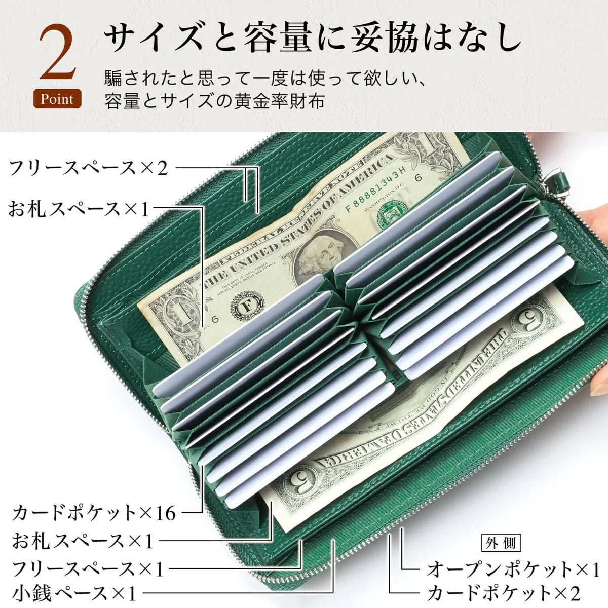 ブルーシンシア BLUE SINCERE カードケース レディース 大容量カード収納 本革 フラグメントケース （ディープグリーン） ディープグリーン