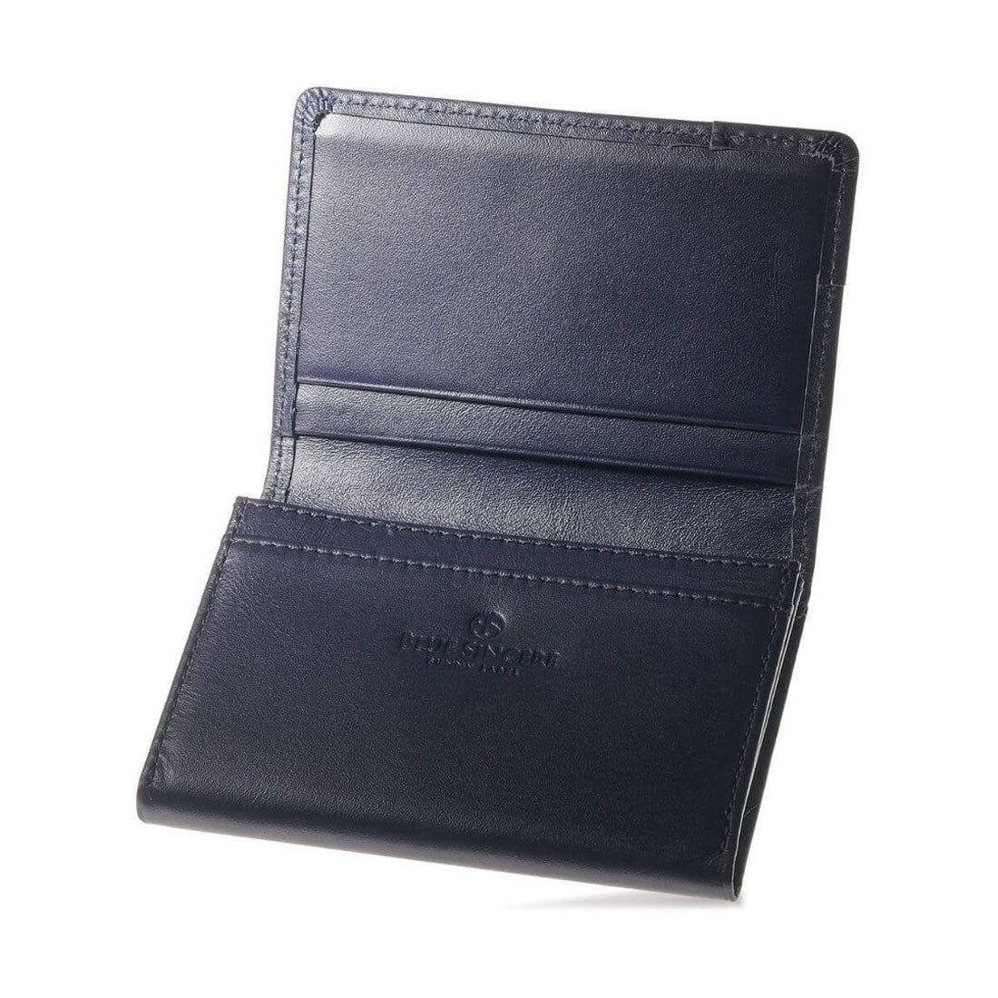 ブルーシンシア BLUE SINCERE 名刺入れ レディース 本革 50枚 大容量 仕分け可能 名刺ケース （ダークネイビー） ダークネイビー