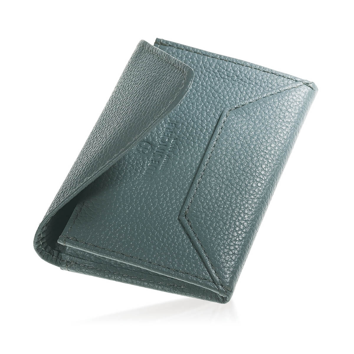 ブルーシンシア BLUE SINCERE 名刺入れ レディース 本革 薄型 封筒デザイン 名刺ケース カードケース 母の日 ギフト おしゃれ かわいい / LM3 （スカイブルー） スカイブルー