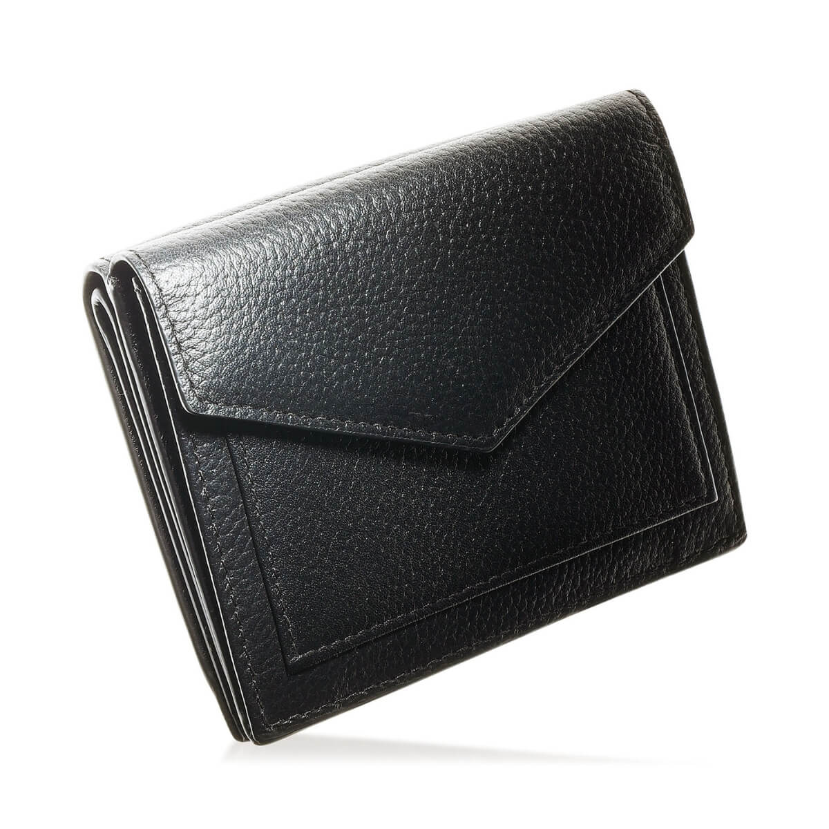 ブルーシンシア BLUE SINCERE ミニ財布 レディース 本革 大容量 お札が折れない 二つ折り 財布 薄型 小さい財布 スキミングブロック/ HW7 （ロイヤルブラック） ロイヤルブラック