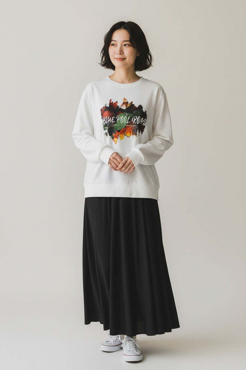 ブループールロード BLUE POOL ROAD フォトグラフィックプルオーバー （オフホワイト） オフホワイト