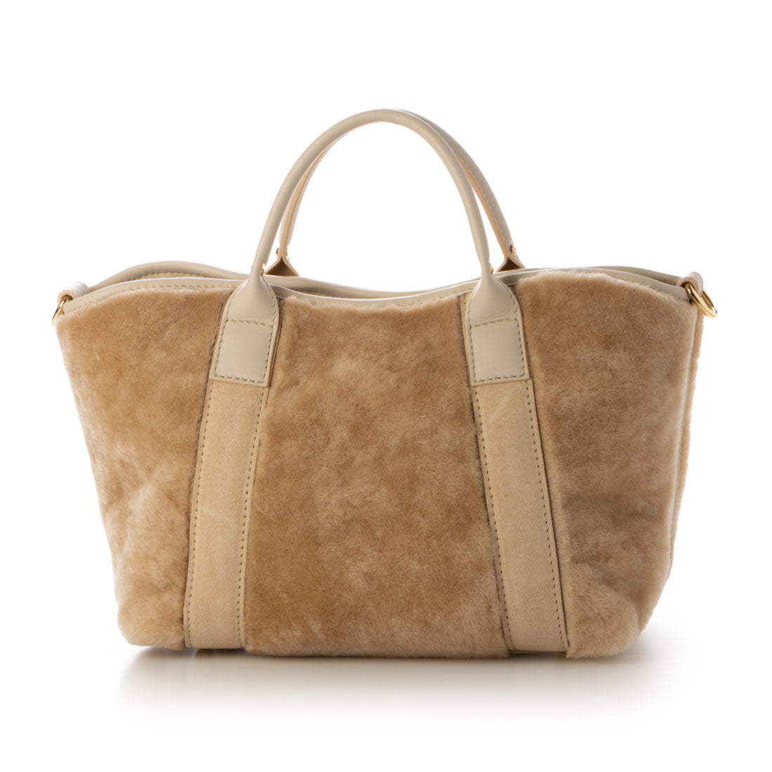 Bonfanti Leather Handle Mouton Bag