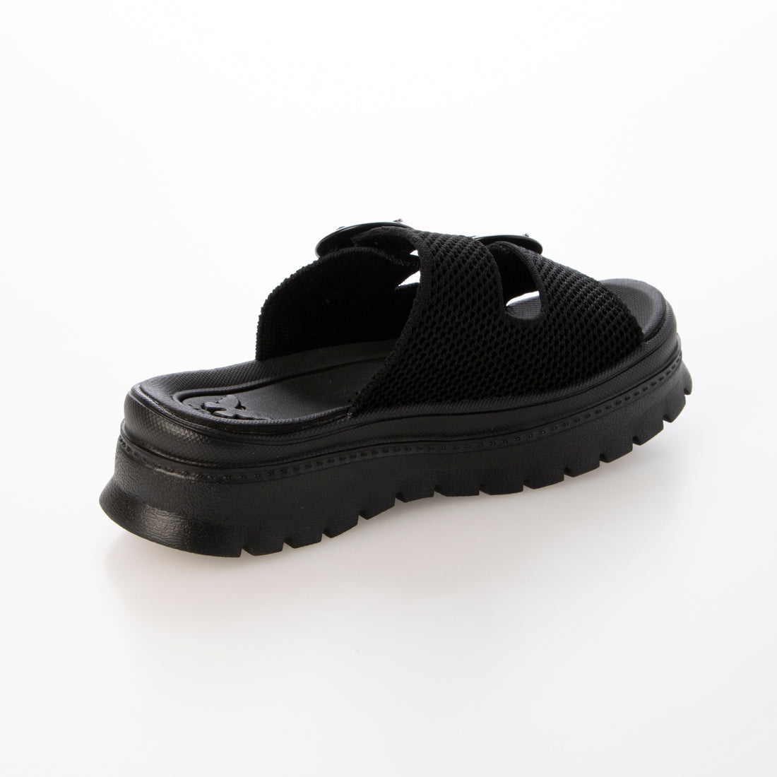 ブーケ BOUQET 軽量厚底ニットサンダル （BLK/BLK） BLK/BLK