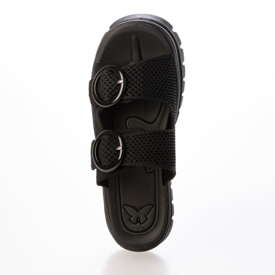 ブーケ BOUQET 軽量厚底ニットサンダル （BLK/BLK） BLK/BLK