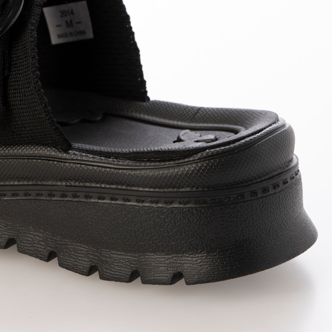 ブーケ BOUQET 軽量厚底ニットサンダル （BLK/BLK） BLK/BLK