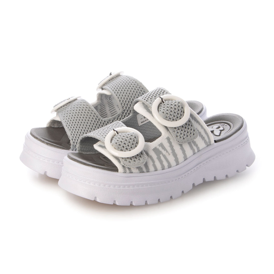 ブーケ BOUQET 軽量厚底ニットサンダル （GRY） GRY