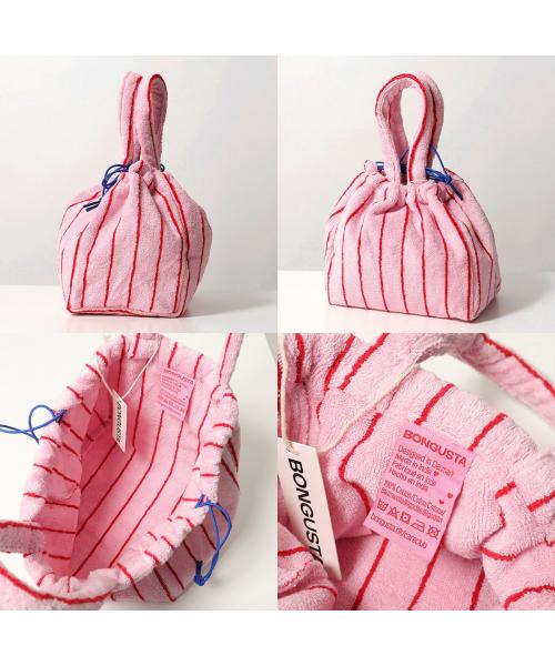 ボングスタ BONGUSTA BONGUSTA ハンドバッグ NARAM HANDBAG レディース タオル地 （Tropical-Creme/ピンク他） Tropical-Creme/ピンク他