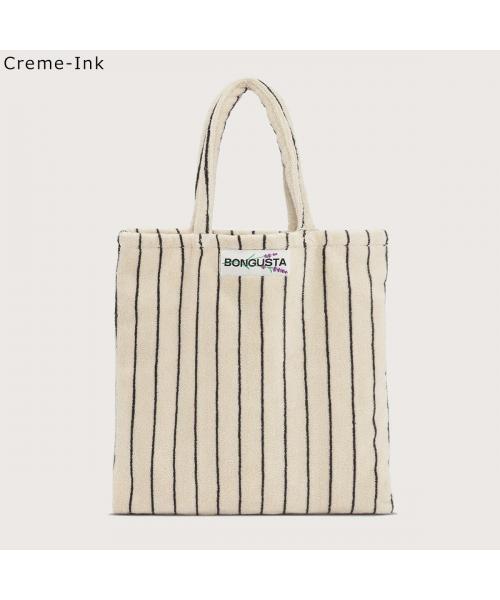 ボングスタ BONGUSTA BONGUSTA トートバッグ NARAM TOTEBAG ストライプ （Camel-Ultramarine） Camel-Ultramarine