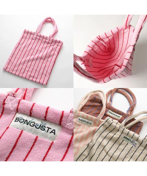 ボングスタ BONGUSTA BONGUSTA トートバッグ NARAM TOTEBAG ストライプ （Camel-Ultramarine） Camel-Ultramarine