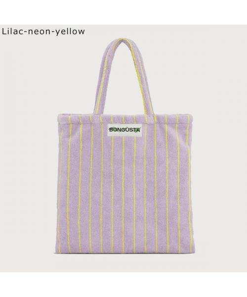 ボングスタ BONGUSTA BONGUSTA トートバッグ NARAM TOTEBAG ストライプ （Camel-Ultramarine） Camel-Ultramarine