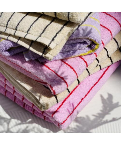 ボングスタ BONGUSTA BONGUSTA タオル NARAM GUEST TOWELS 30×50 （BabyPink-SkiPatrol） BabyPink-SkiPatrol