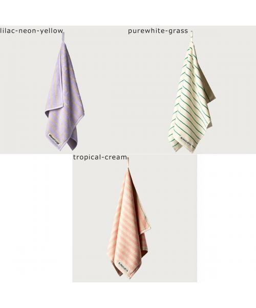 ボングスタ BONGUSTA BONGUSTA タオル NARAM HAND TOWELS 50×80 （Creme-Ink/ベージュ他） Creme-Ink/ベージュ他