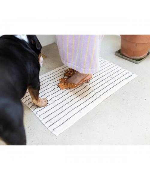 ボングスタ BONGUSTA BONGUSTA バスマット NARAM BATH MAT ストライプ （cream-ink） cream-ink