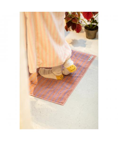 ボングスタ BONGUSTA BONGUSTA バスマット NARAM BATH MAT ストライプ （cream-ink） cream-ink