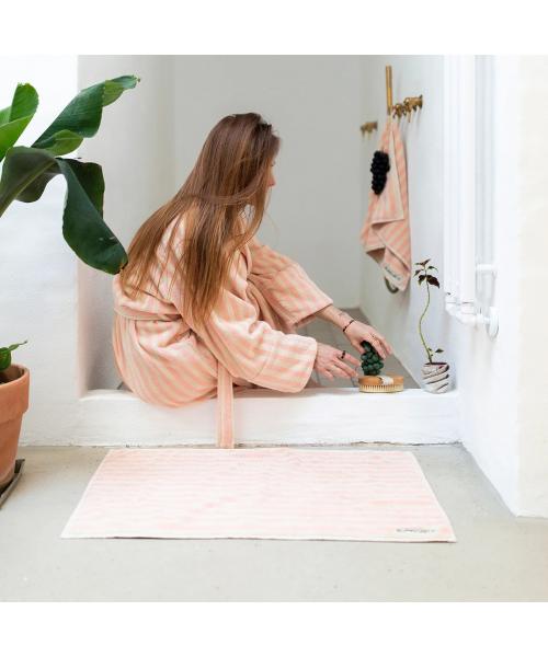 ボングスタ BONGUSTA BONGUSTA バスマット NARAM BATH MAT ストライプ （cream-ink） cream-ink