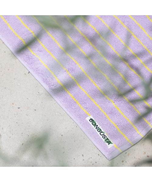 ボングスタ BONGUSTA BONGUSTA バスマット NARAM BATH MAT ストライプ （cream-ink） cream-ink