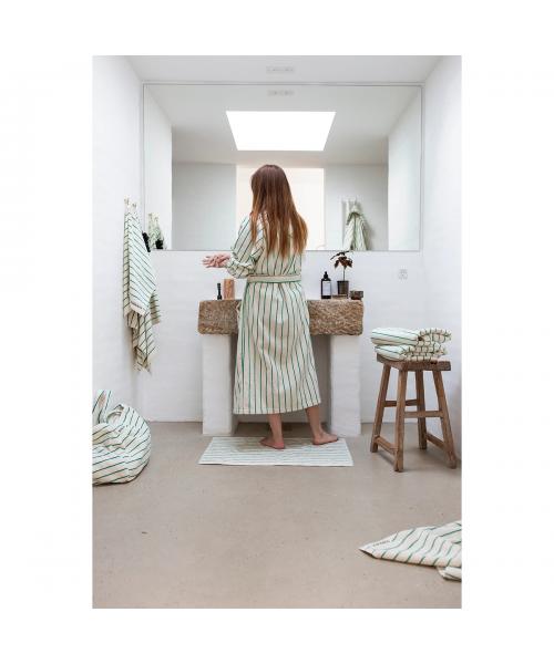 ボングスタ BONGUSTA BONGUSTA バスマット NARAM BATH MAT ストライプ （cream-ink） cream-ink