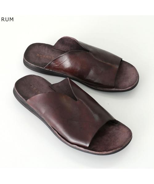 ブラドール BRADOR BRADOR フラットサンダル 46571 レザー （RUM/ボルドーブラウン） RUM/ボルドーブラウン