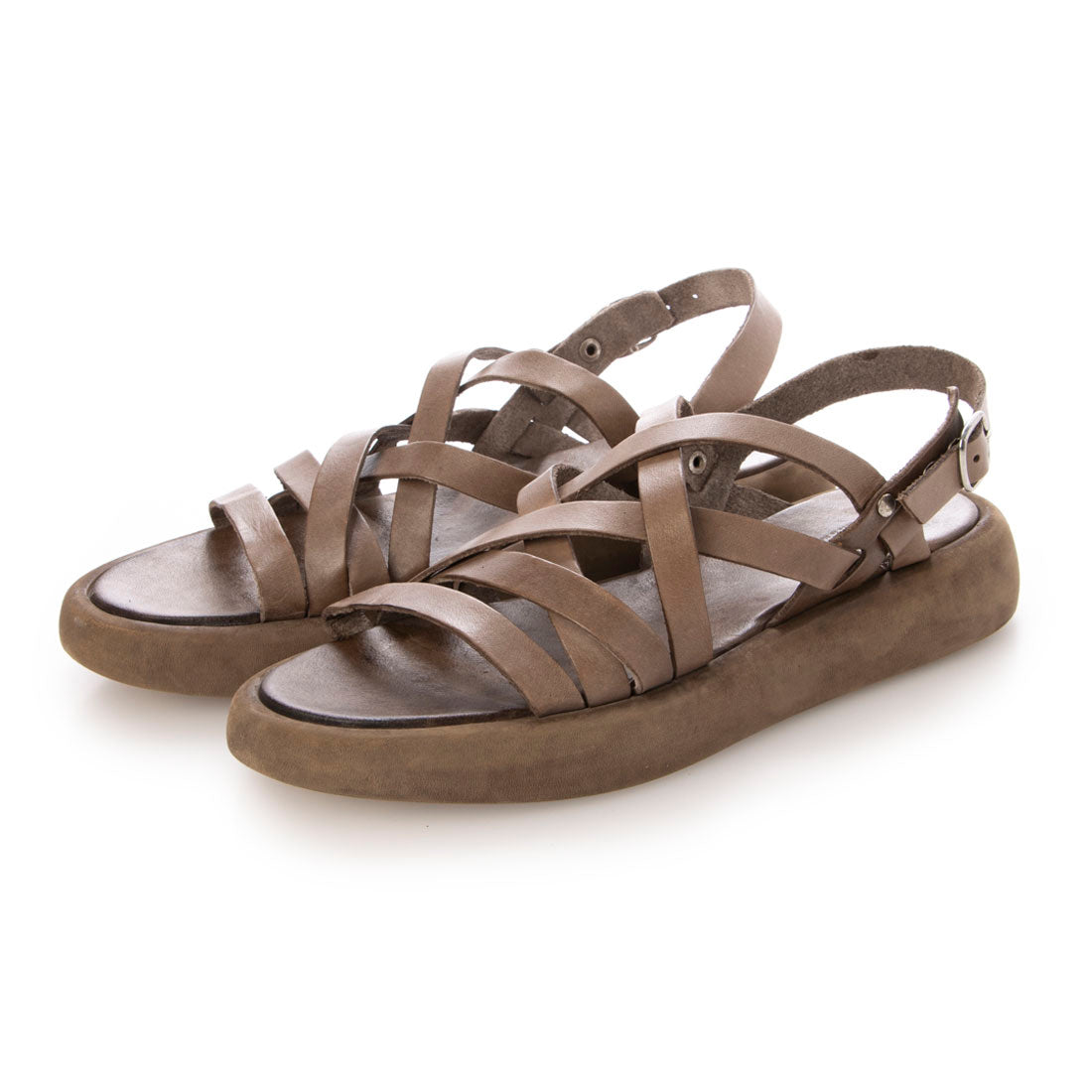 ブラドール BRADOR レザーサンダル （Taupe） Taupe