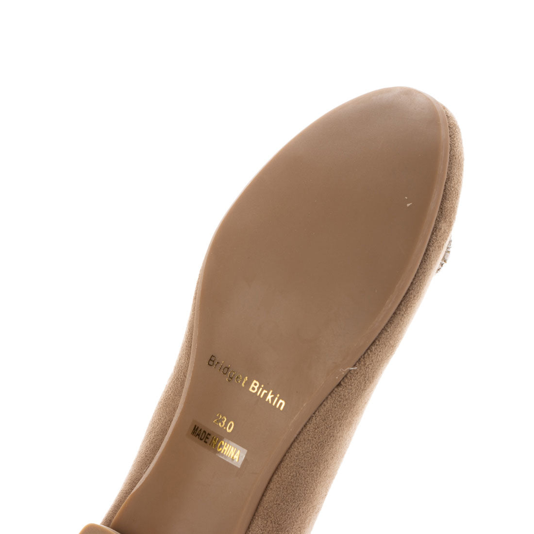 ブリジット バーキン Bridget Birkin キラキラリボンラウンドバレエシューズ