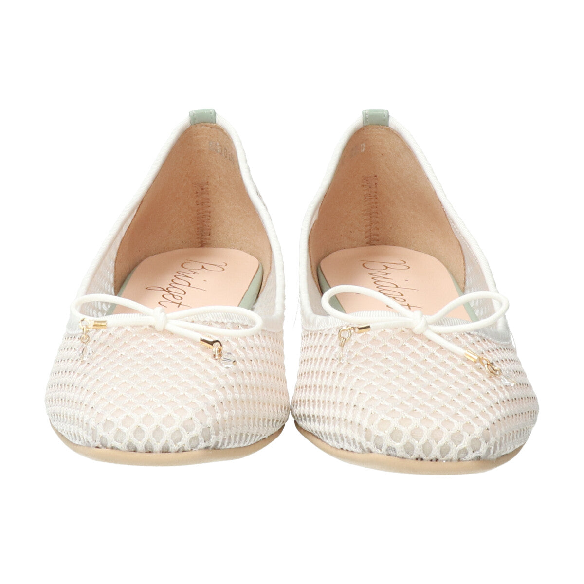 ブリジット バーキン Bridget Birkin アミメッシュリボンパンプス