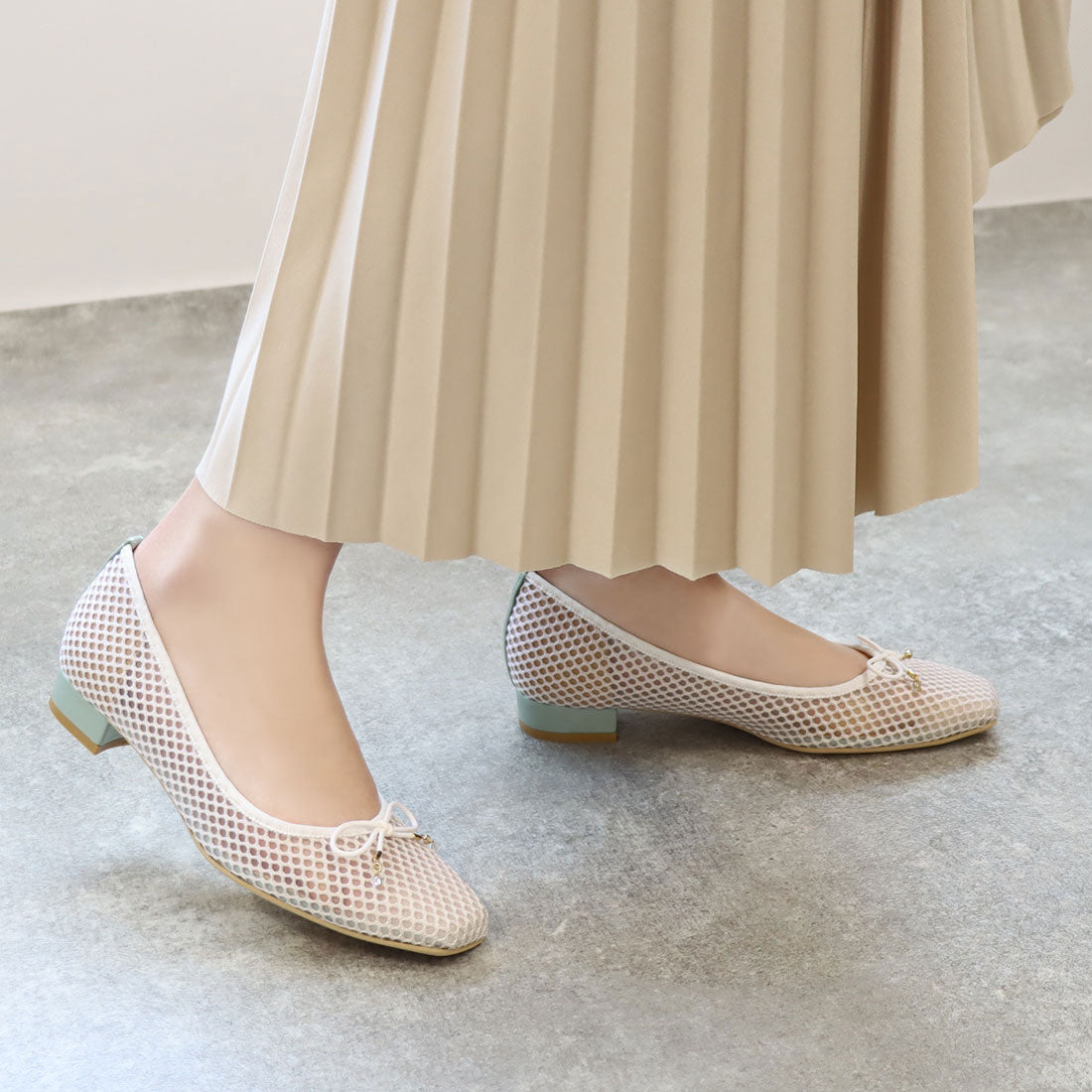 Bridget Birkin Amimesh Ribbon Pumps