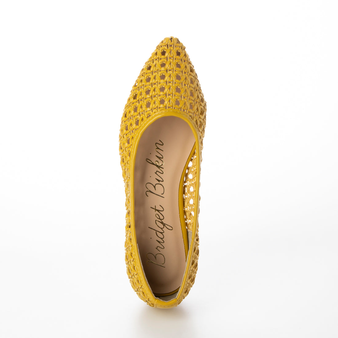 Bridget Birkin knitted mesh flat shoes