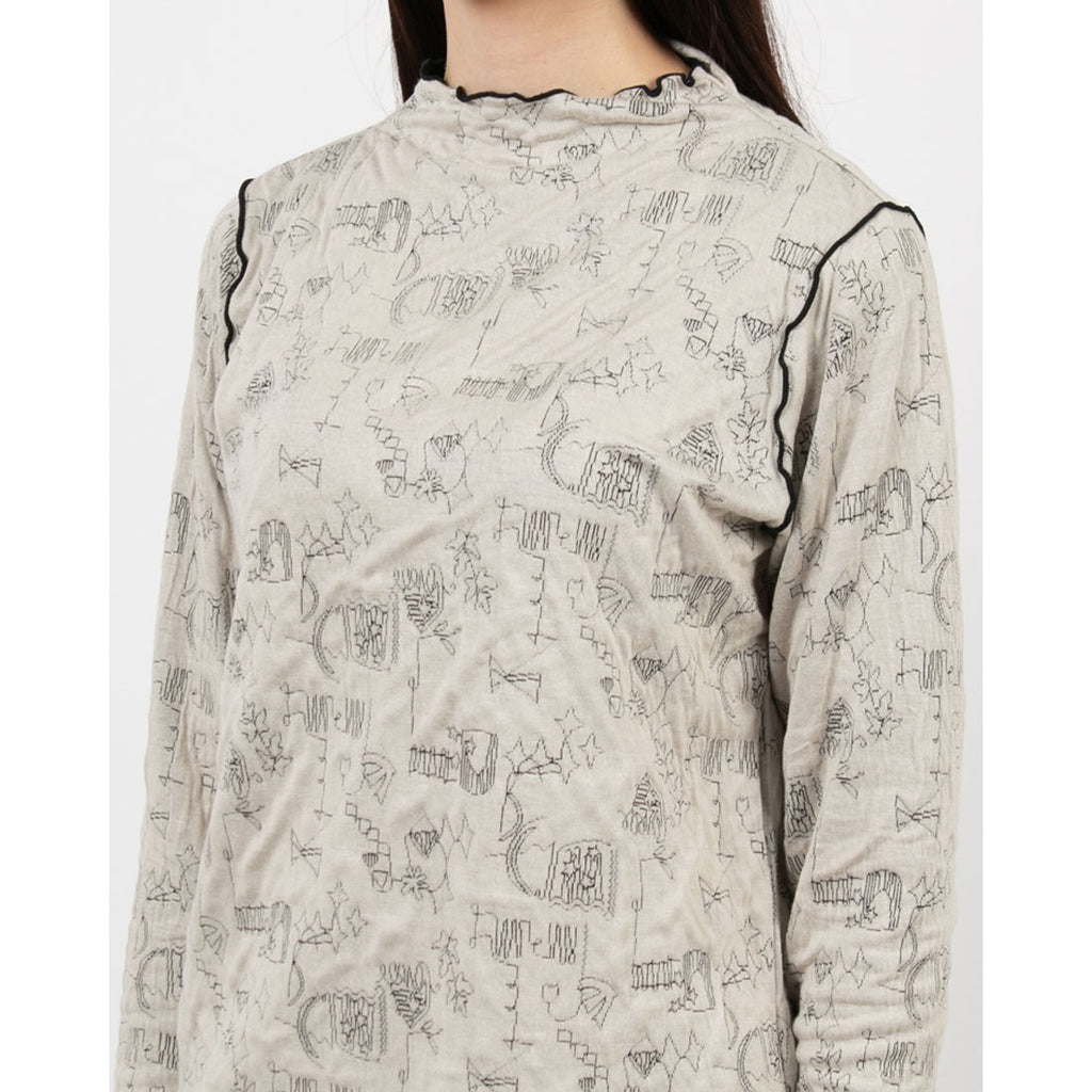 tシャツ BRODIAEA 線画メロウプルオーバー レディース セール】BRODIAEA 線画メロウプルオーバー（Tシャツ/カットソー