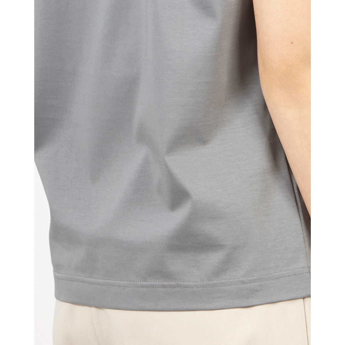 ブローディア BRODIAEA INSPIRATION ロゴプリント 半袖Tシャツ カットソー【日本製】 （サックスブルー） サックスブルー