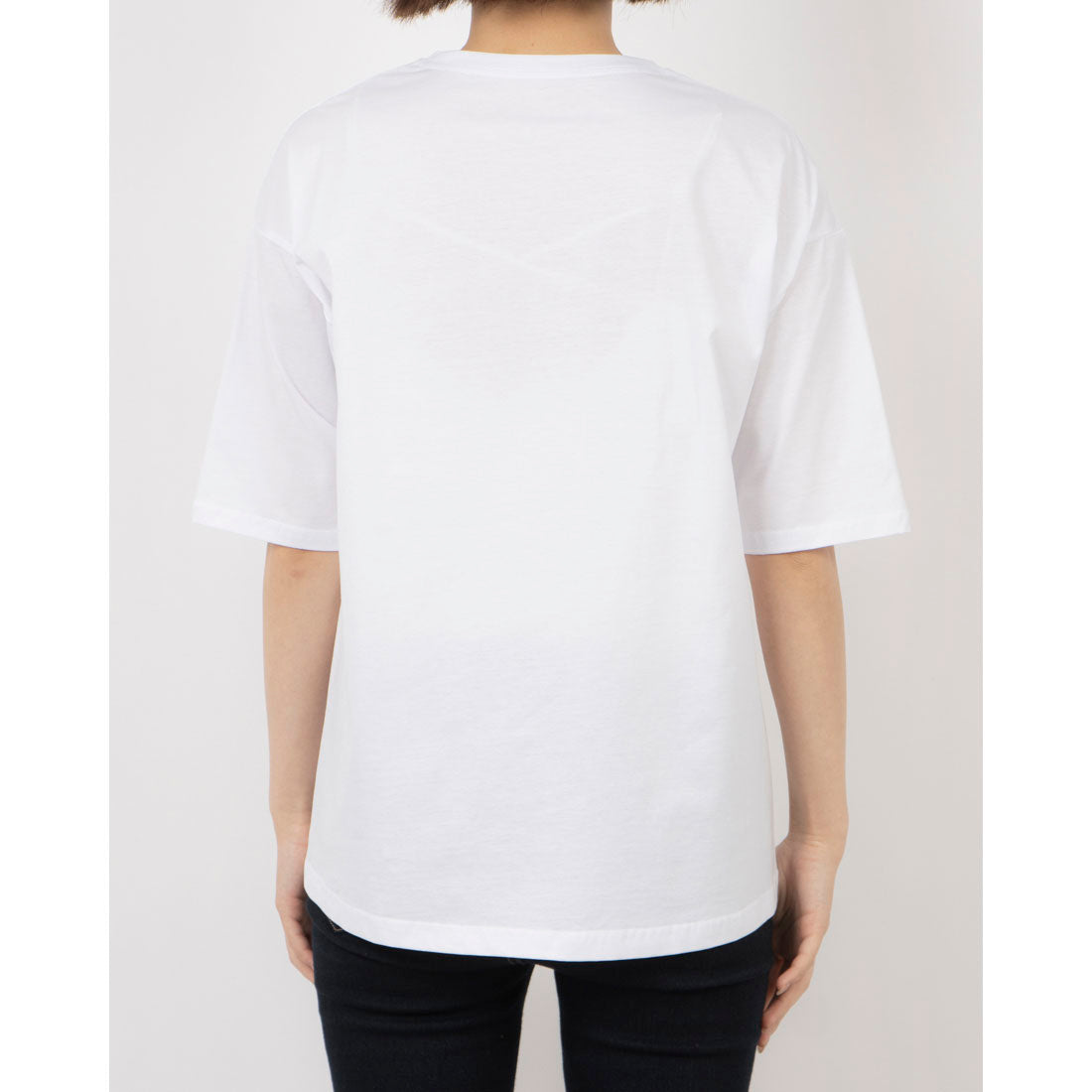 ブローディア BRODIAEA 切手モチーフ刺繍半袖Tシャツ （ネイビー） ネイビー