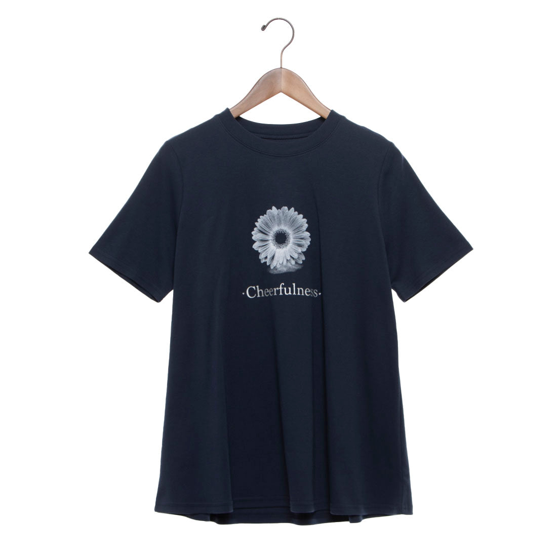 ブローディア BRODIAEA PREMIUMスムース 半袖プリントTシャツ （ネイビー） ネイビー