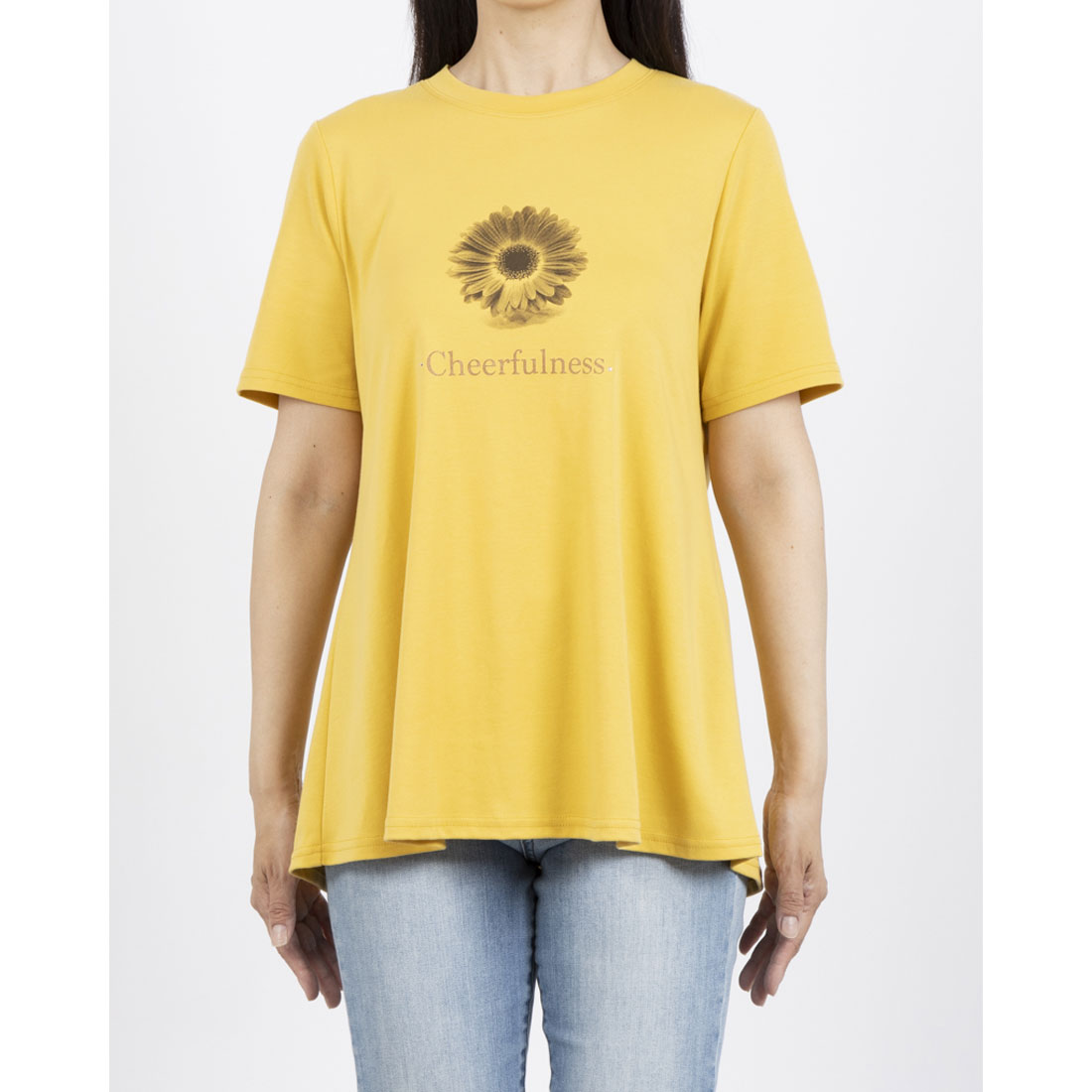 ブローディア BRODIAEA PREMIUMスムース 半袖プリントTシャツ （ネイビー） ネイビー
