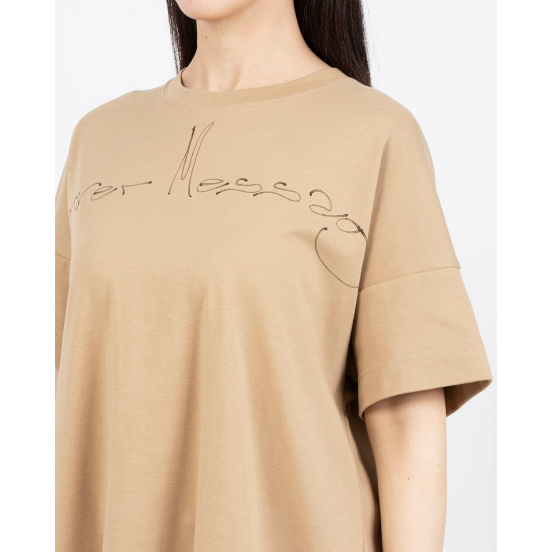 ブローディア BRODIAEA PREMIUMスムース 半袖ロゴTシャツ （モカ） モカ