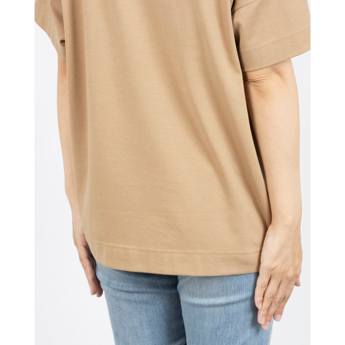 ブローディア BRODIAEA PREMIUMスムース 半袖ロゴTシャツ （モカ） モカ