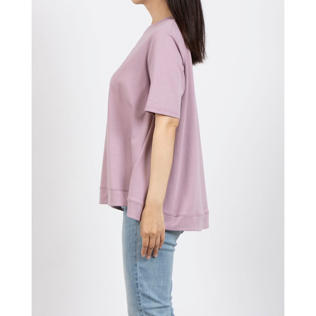 ブローディア BRODIAEA PREMIUMスムース YESスパンコール刺繍半袖Tシャツ （ピンク） ピンク