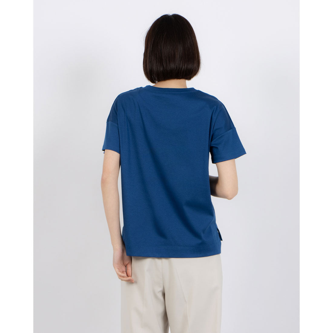 ブローディア BRODIAEA ロゴプリント半袖Tシャツ【日本製】 （ブルー） ブルー