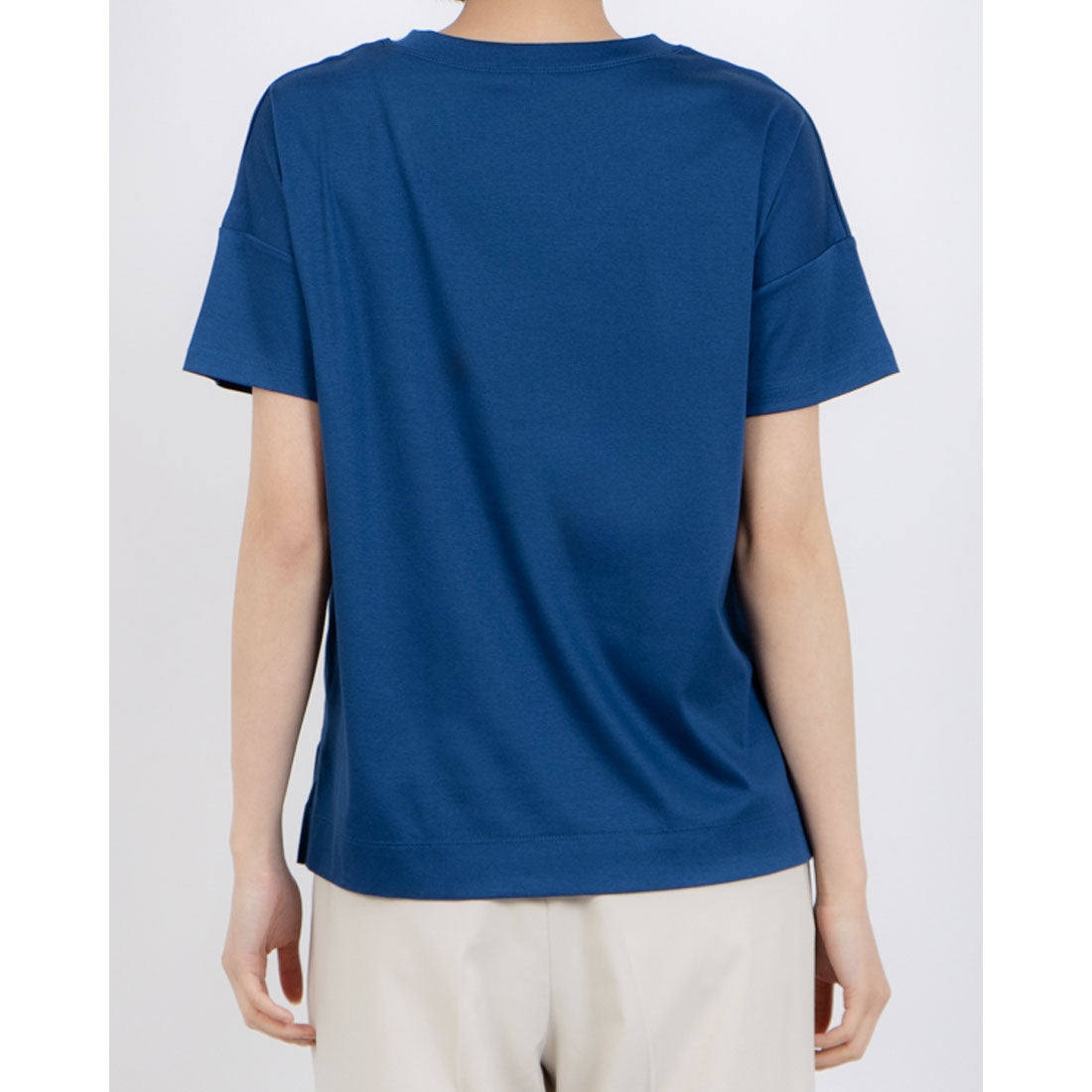 ブローディア BRODIAEA ロゴプリント半袖Tシャツ【日本製】 （ブルー） ブルー