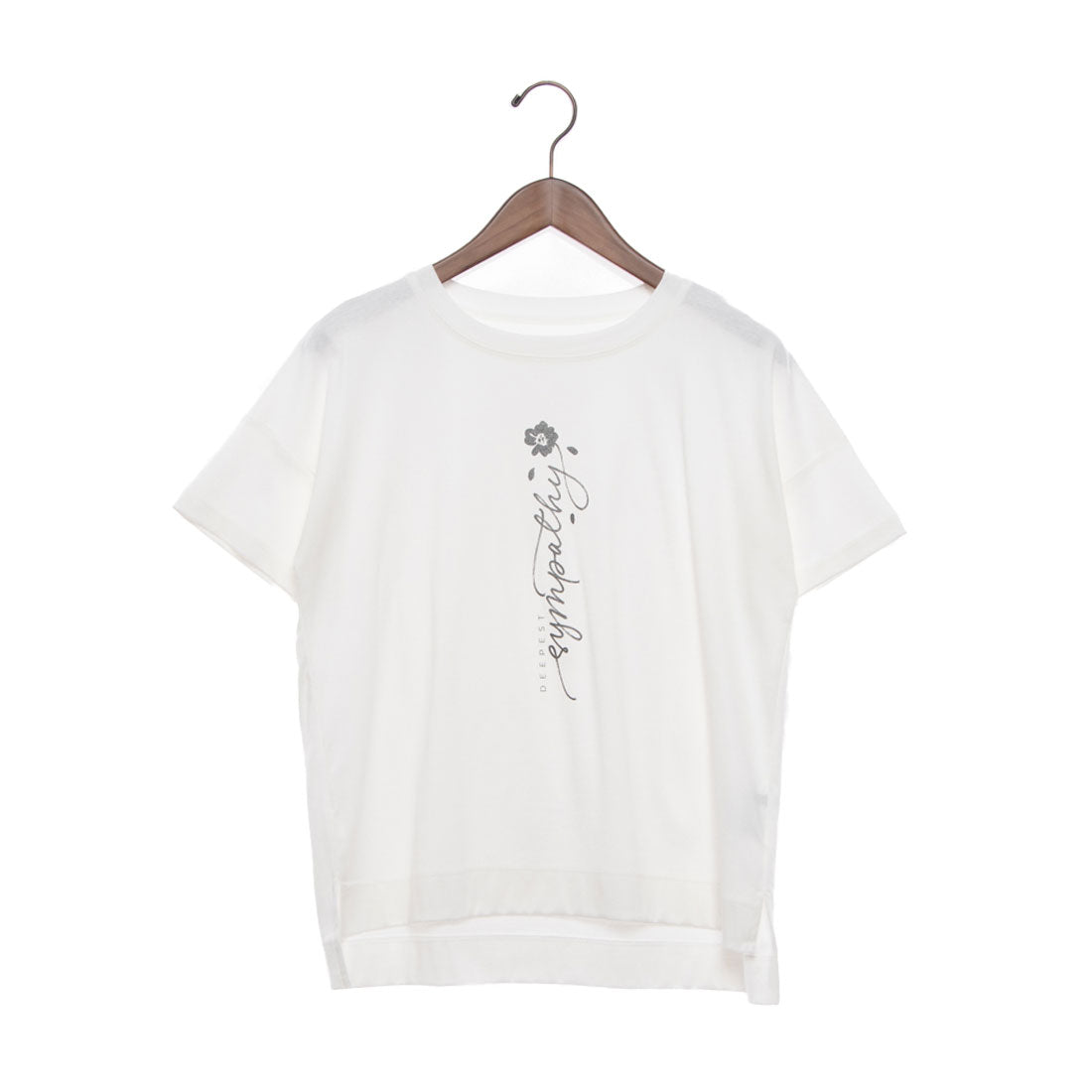 ブローディア BRODIAEA ロゴプリント半袖Tシャツ【日本製】 （オフホワイト） オフホワイト