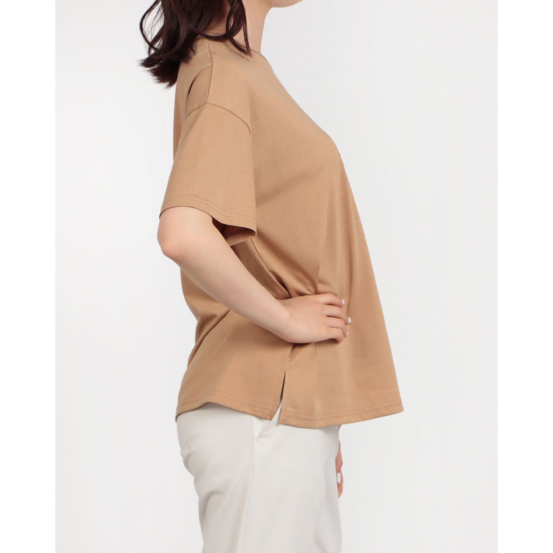 ブローディア BRODIAEA バレエシューズ半袖Tシャツ （ベージュ） ベージュ