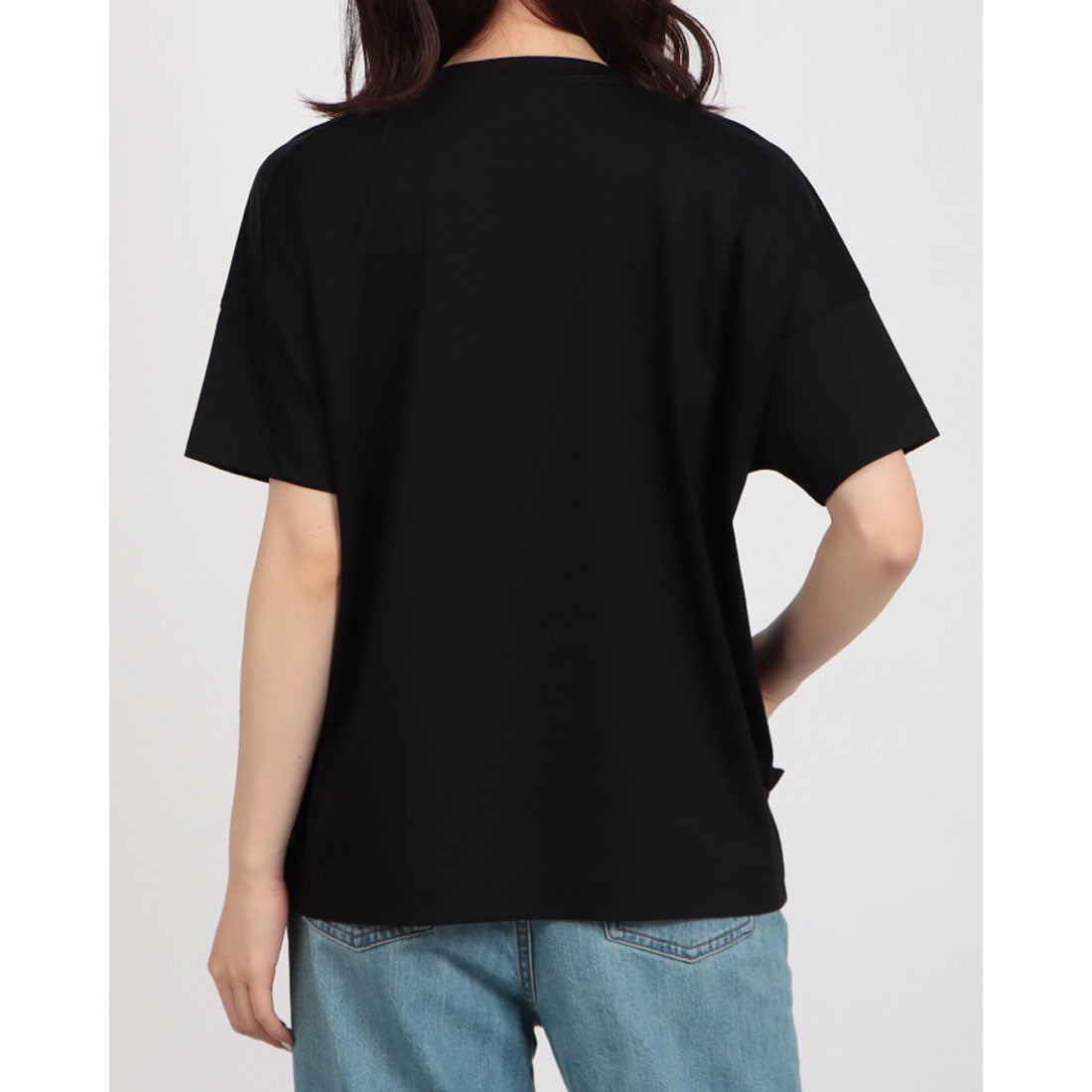 ブローディア BRODIAEA ロゴ刺繍半袖Tシャツ （ブラック） ブラック