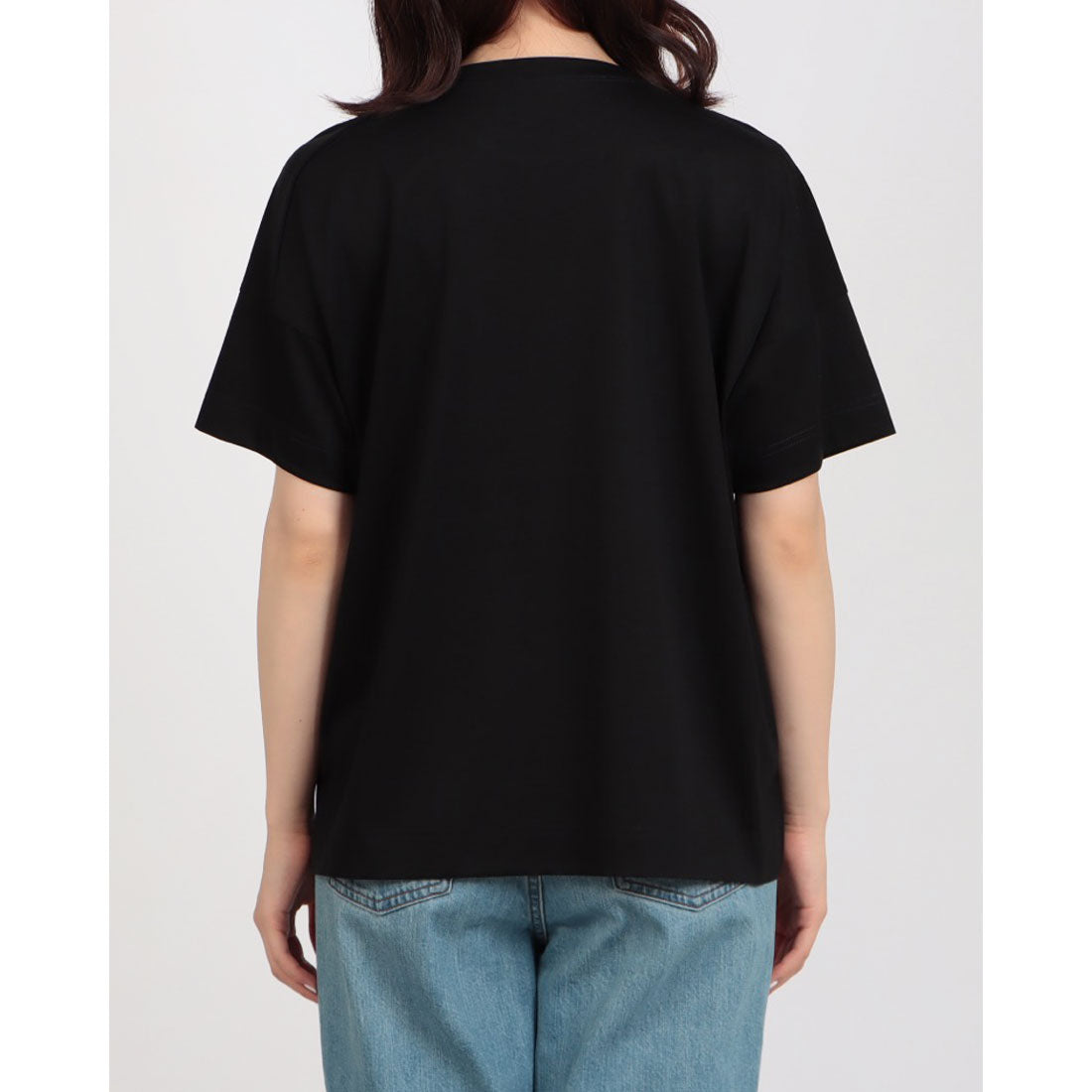 ブローディア BRODIAEA ロゴ刺繍半袖Tシャツ （ブラック） ブラック