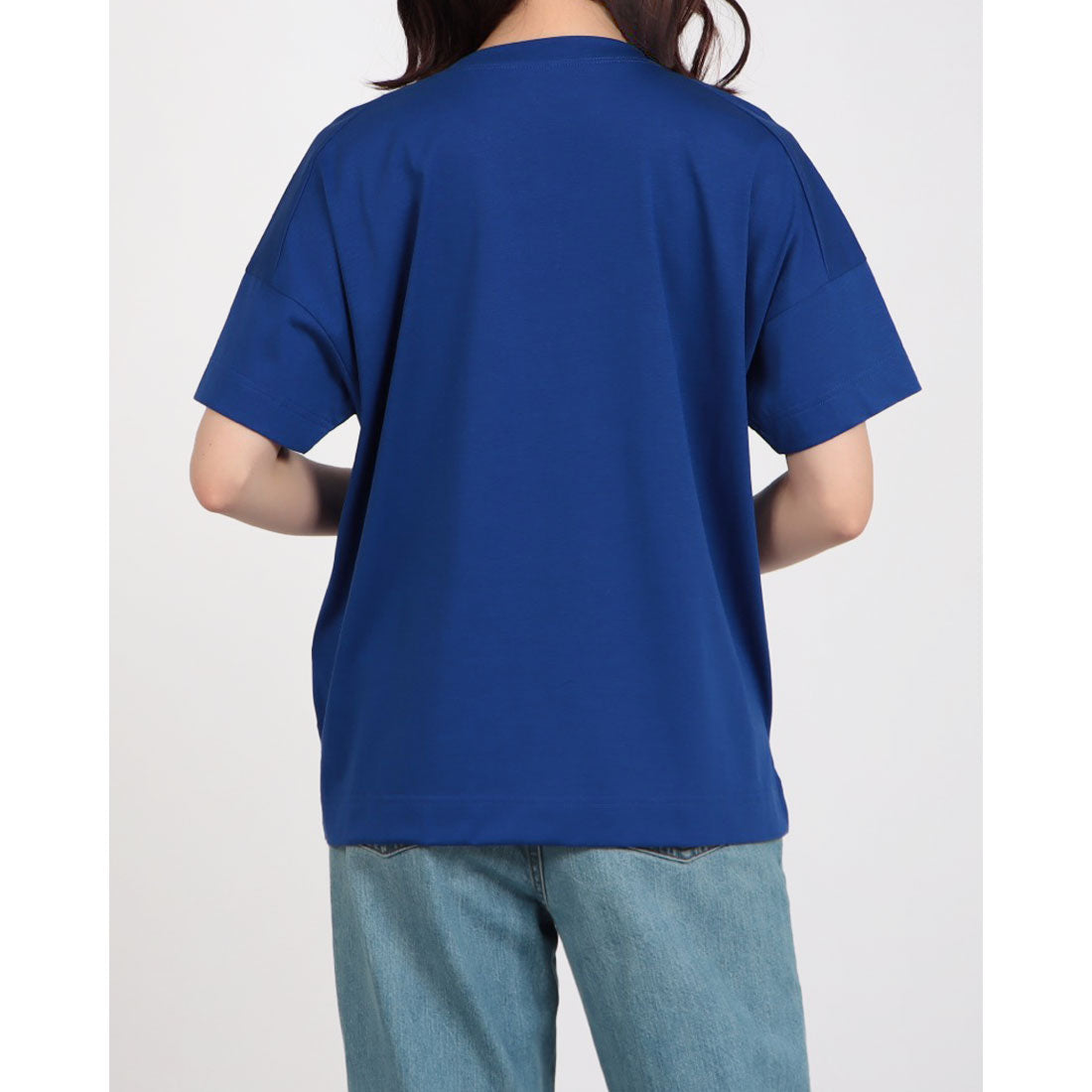 ブローディア BRODIAEA 配色パイルロゴ半袖Tシャツ （ロイヤルブルー） ロイヤルブルー
