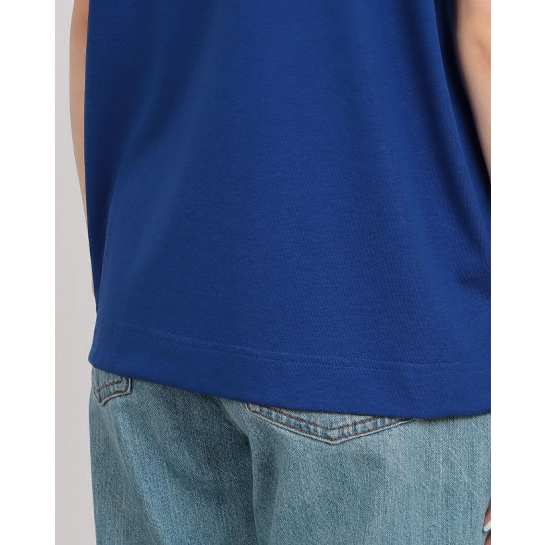 ブローディア BRODIAEA 配色パイルロゴ半袖Tシャツ （ロイヤルブルー） ロイヤルブルー