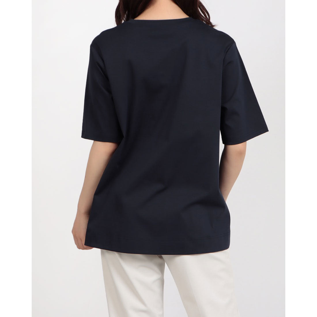 ブローディア BRODIAEA ウーマンプリント半袖Tシャツ （ネイビー） ネイビー