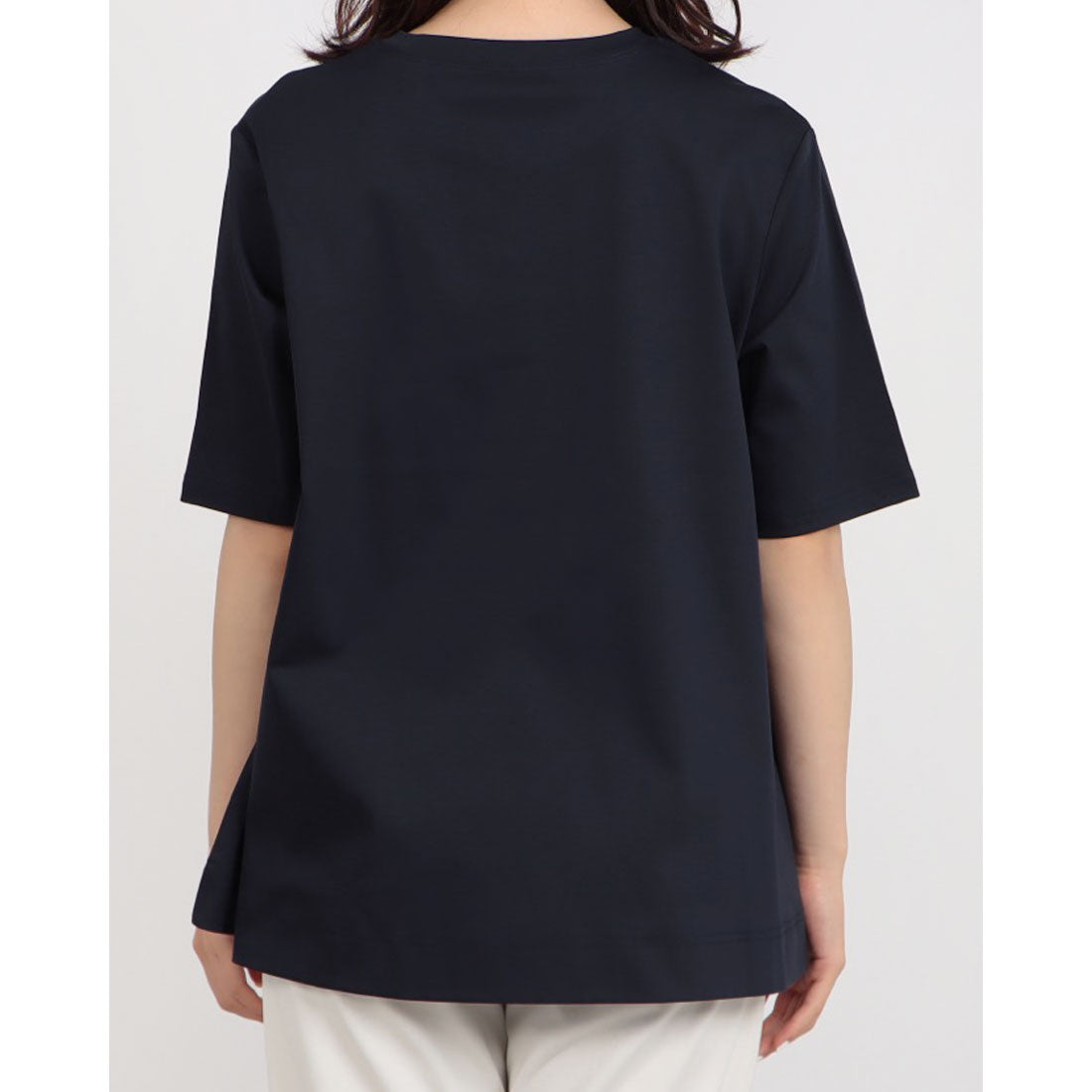 ブローディア BRODIAEA ウーマンプリント半袖Tシャツ （ネイビー） ネイビー