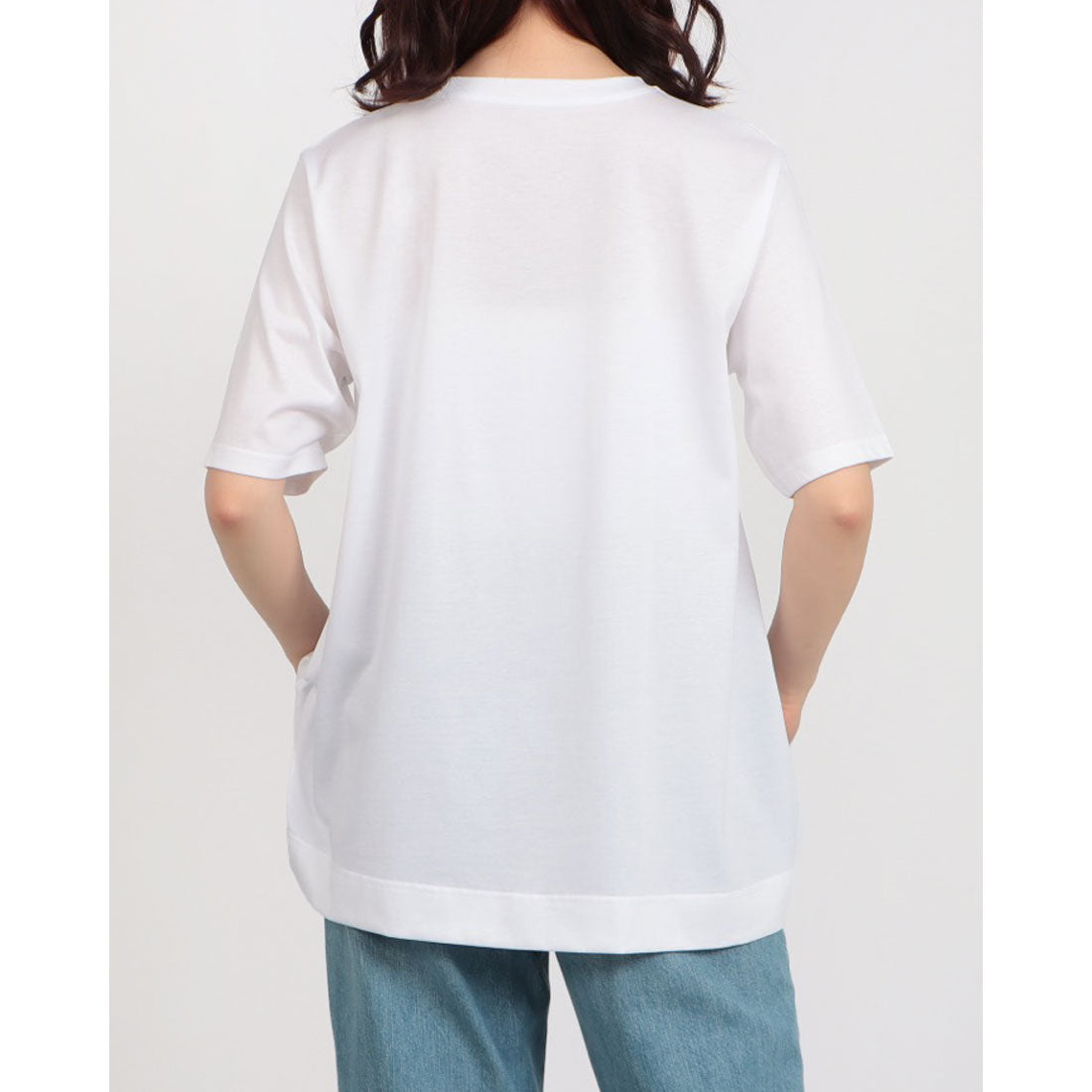 ブローディア BRODIAEA かすれプリント半袖Tシャツ （オフホワイト） オフホワイト