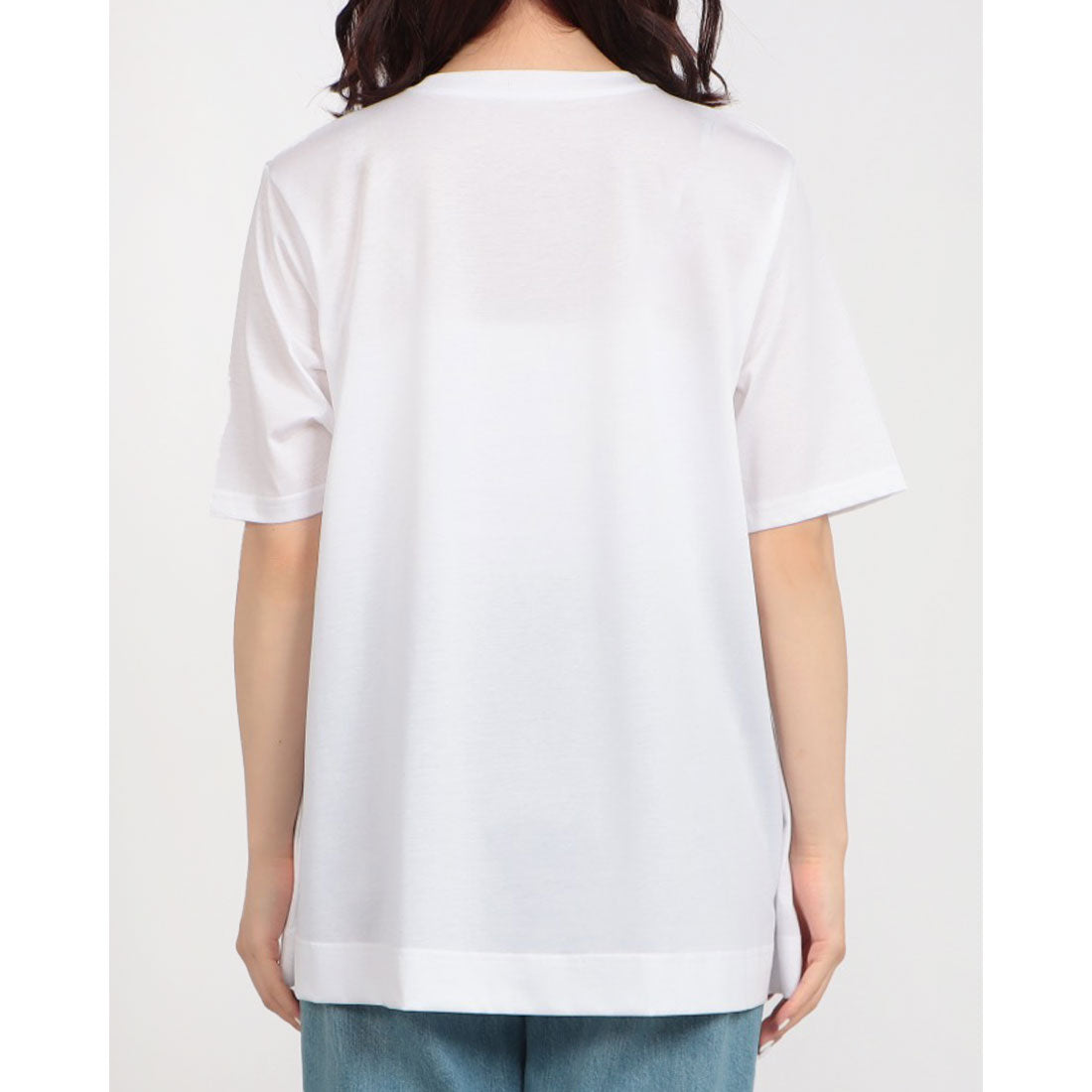 ブローディア BRODIAEA かすれプリント半袖Tシャツ （オフホワイト） オフホワイト